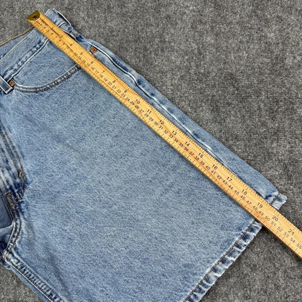 Vintage Levi's 550 Relaxed Fit Jean Shorts Mens Size 34 Waist Blue Denim Y2K